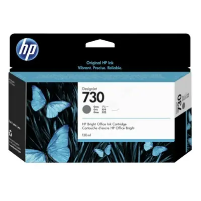 HP P2V67A (730) Ink cartridge bright black, 130ml