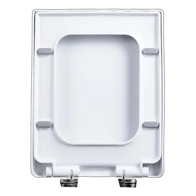 Toilet Seats Close Pp Elongated Square Shape Bathroom Accessories Durable Duty 06c-pp Toilet Lid