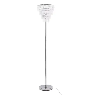 ValueLights Kelsks Jewel Droplets Shade Chrome Floor Lamp with Bulb