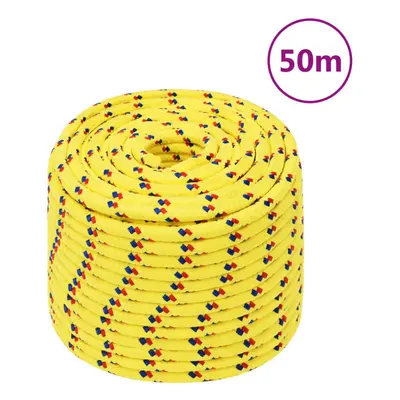 (yellow, mm/ m) Marine Rope Dock Coil Boat Line Polypropylene Rope Multi Sizes Multi Colours