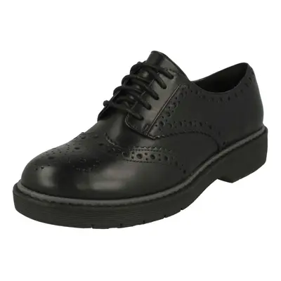 (UK 4.5, Black) Ladies Clarks Lace Up Casual Shoes Alexa Darcy - D Fit