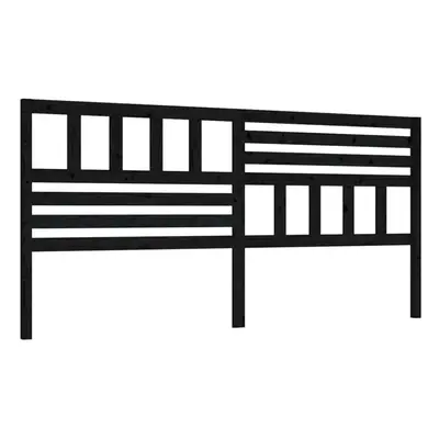 (black, x x cm) vidaXL Bed Headboard Bedroom Bed Header Decorative Headboard Solid Wood Pine