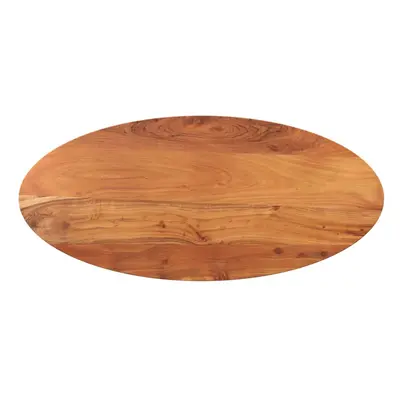 (100 x x 3,8 cm) vidaXL Table Top Replacement Board Coffee Dining Table Top Oval Solid Wood