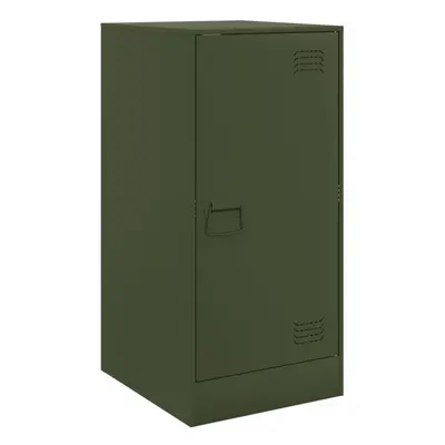 (olive green) vidaXL Sideboard Home Storage Cupboard Side Cabinet Highboard Anthracite Steel