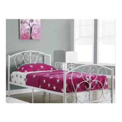 (White) Hallie Metal Bed Frame