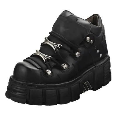 New Rock M106n-s6 Unisex Platform Shoes in Black - Size 11.5 UK