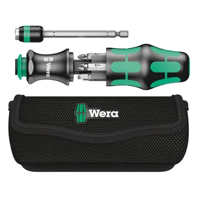 Wera Compact Tool Set "Kraftform 20" with Pouch, SL/PH/PZ, Pieces, Silver