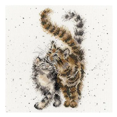 Feline Good (XHD60) Cross Stitch Kit by Wrendale Designs