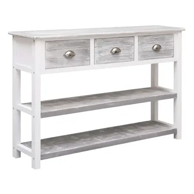 (antique grey) vidaXL Sideboard Console Table Storage Cabinet Cupboard Home Organiser Wood