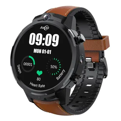 (Brown) 1.6 Inch IPS Full-touch Screen 400*400 Touch-display Smart Watch