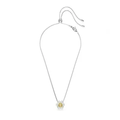 Swarovski Idyllia Yellow Rhodium Plated Flower Pendant