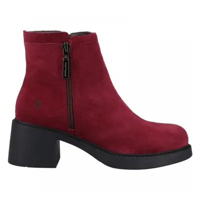 (5 (Adults')) Adele | Bordeaux | Women's Heeled Ankle Boots