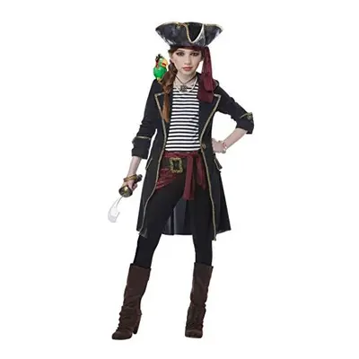 High Seas Captain Girls Costume Large