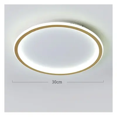 Led Ceiling Light Gold, ?30CM Round Ceiling Lamp Modern Minimalist Ceiling Light for Kitchen, Ha