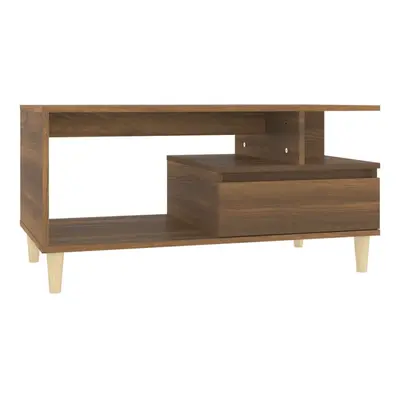 (Brown oak) vidaXL Coffee Table Engineered Wood Couch Centre Accent Table Multi Colours