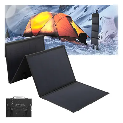 40W Solar Panels USB+DC Waterproof Folding Solar Monocrystalline Silicon Board Power Bank Solar 