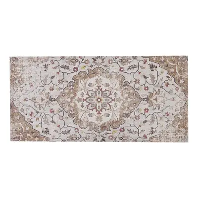 Area Rug x cm Beige and Brown KATTAKKADA