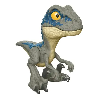 Jurassic World Action Figure Mega Roar Velociraptor Blue