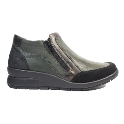 L4851-52 | Dagmar | Green/Multi Leather | Womens Ankle Boots