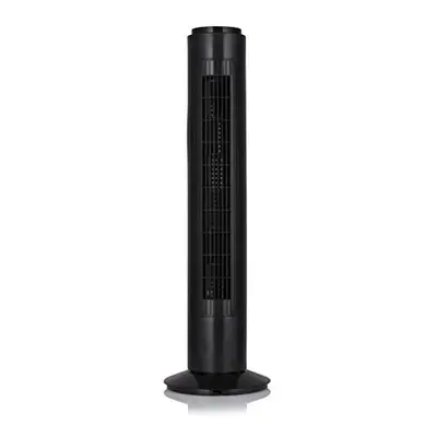 S40012B Portable Inch Oscillating Tower Fan with Hour Timer and Speed Settings Black