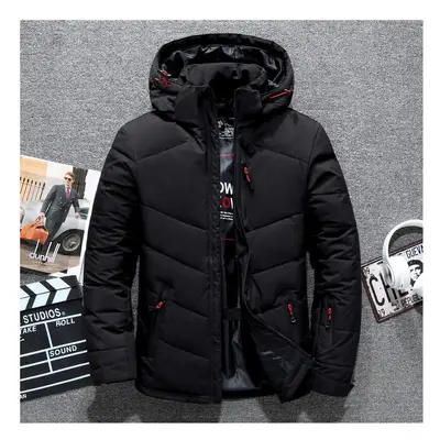 Men Winter Jacket Duck Down Parka Casual Goose Feather Men's Winter Coat Hood Thick Warm Waterpr