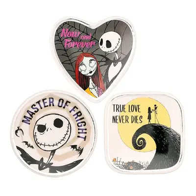 The Nightmare Before Christmas Multicoloured Ceramic Gift piece Boxed Trinket Tray Set VC700381L