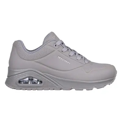 (5 UK, Grey) Skechers Womens Uno Stand On Air Memory Foam Skech-Air Trainers Sneakers