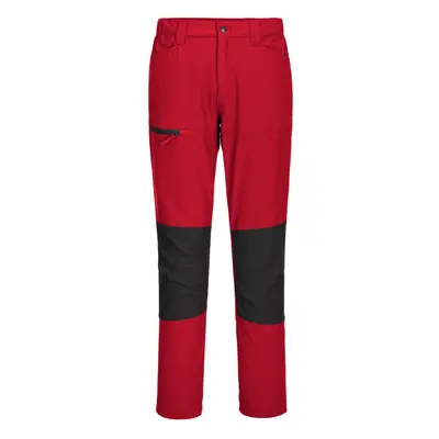 (42R, Deep Red) Portwest Mens WX2 Slim Work Trousers