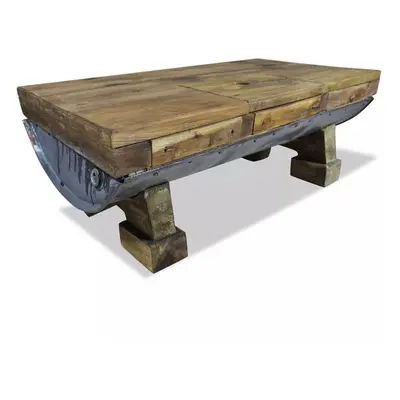 vidaXL Coffee Table Hallway End Table Accent Side Table Mixed Recycled Wood