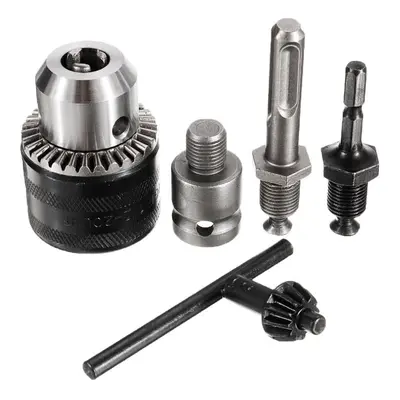 1.5-13mm Drill Chuck Drill Adapter 1/2-20UNF Thread Changed Impact Wrench Into Eletric Dril