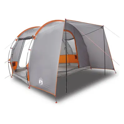 vidaXL Car Tent 2-Person Car Tailgate Shade Tent Grey and Orange Waterproof