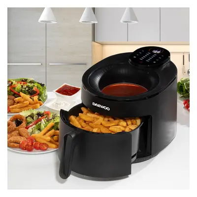 Daewoo Actuate Air Fryer Cyclonic 5L 1500W With Glass Viewing Window