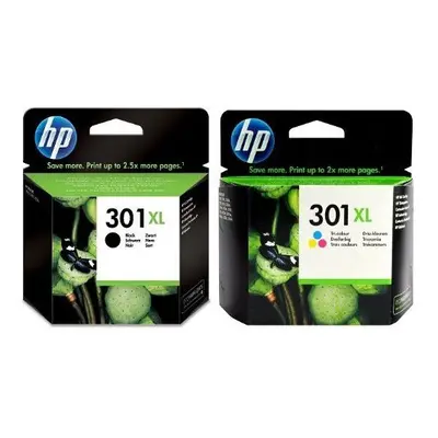 HP No.301XL Combo Ink Cartridge Combo Pack - Black/Tricolour