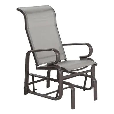 Garden Chair BORGIO Metal Grey