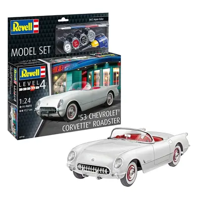 Revell '53 Chevrolet Corvette Roadster 1:24 Model Gift Set