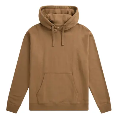 (S, Taupe) Animal Mens Icon Organic Drop Shoulder Hoodie