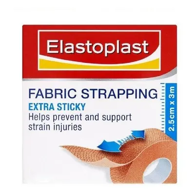 Elastoplast 2.5cm x 3m Fabric Strapping