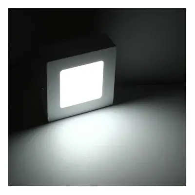 (White) 9W Square LED Panel Wall Ceiling Down Lights Mount Lamp AC 85-265V