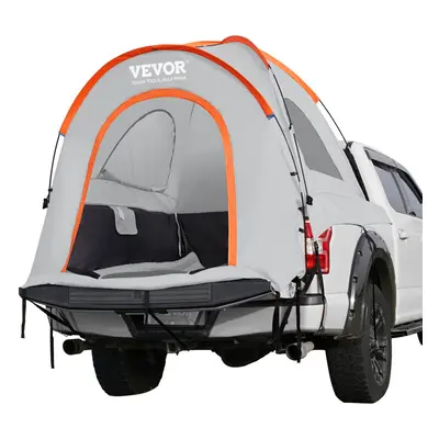 VEVOR Truck Bed Tent, 5.5'-6' Pickup Truck Tent with Rain Layer and Carry Bag, Waterproof PU2000