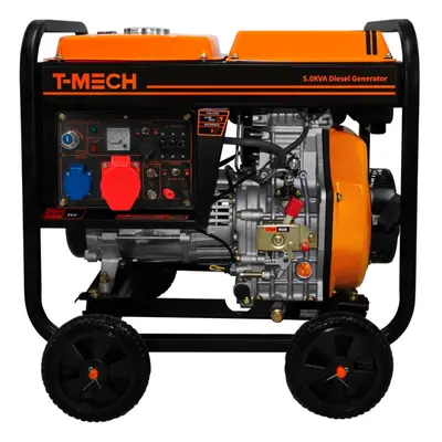 Portable Diesel Generator Open Frame ATS Electric Start 5kVA Three Phase 10HP