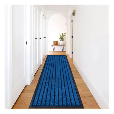 (80x300 cm, Blue) Heavy Duty Rubber Mat Kitchen Runner Floor Rug