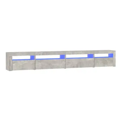 (concrete grey, x x cm) vidaXL TV cabinets with LED Lights Multi Colours 240x35x40 cm/270x35x40 