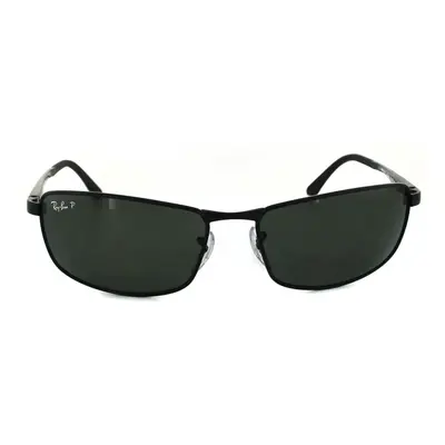 RayBan Sunglasses 002/9A Black Polarized Green