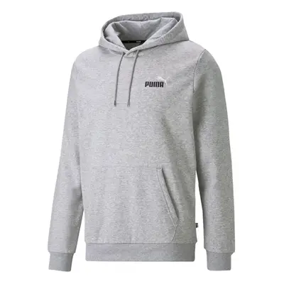 Men's Puma ESS+ Col Small Logo Hoodie FL grey 04