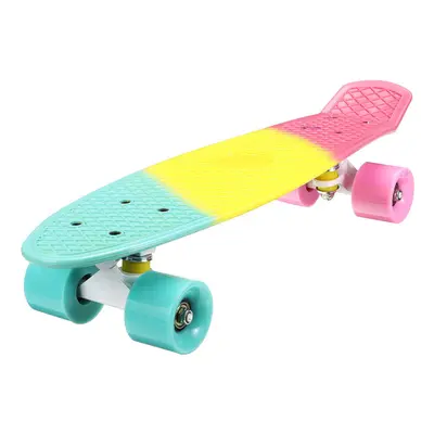 22inch Colorful Skateboard Mini Kids Wheels Cruiser Style Board Sport Long Board