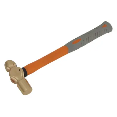 16oz Ball Pein Hammer - Non-Sparking - Fibre Glass Shaft - Shock Absorbing Grip