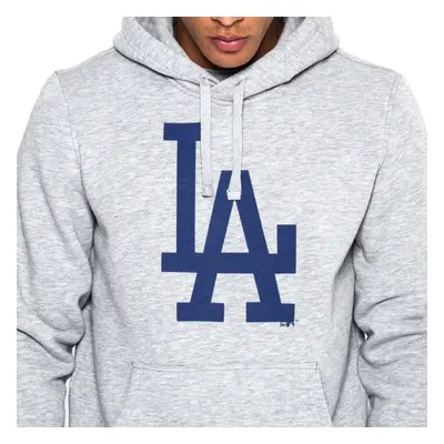 (2XL) New Era LA Dodgers Pullover Hoodie - Grey