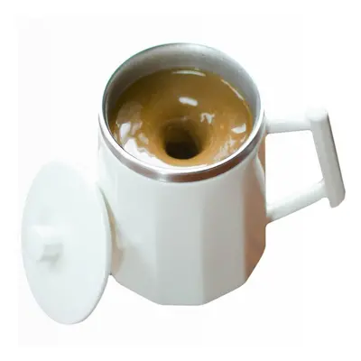 360ml Smart Automatic Self Stirring Ceramic Mug Milk Mixing Coffee Cup No Power Needed