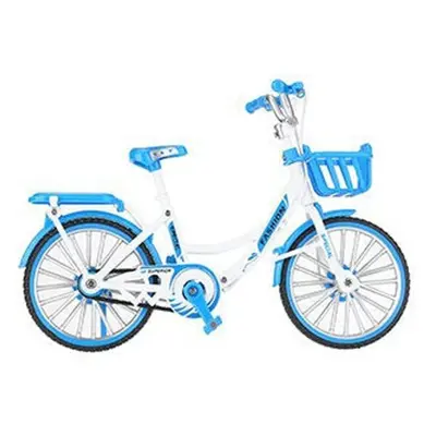 (H) 1:10 3D Mini Multi-color Alloy Mountain Racing Bicycle Rotatable Wheel Diecast Model Toy for