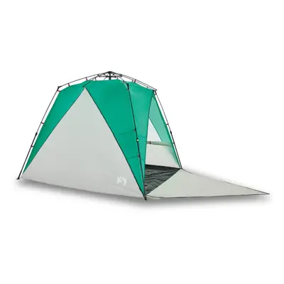 vidaXL Beach Tent 4-Person Camping Tent Sea Green Quick Release Waterproof